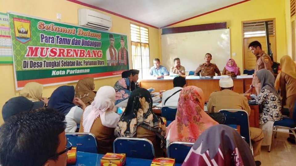 Desa Tungkal Selatan Gelar Musrenbang Desa Tahun 2021