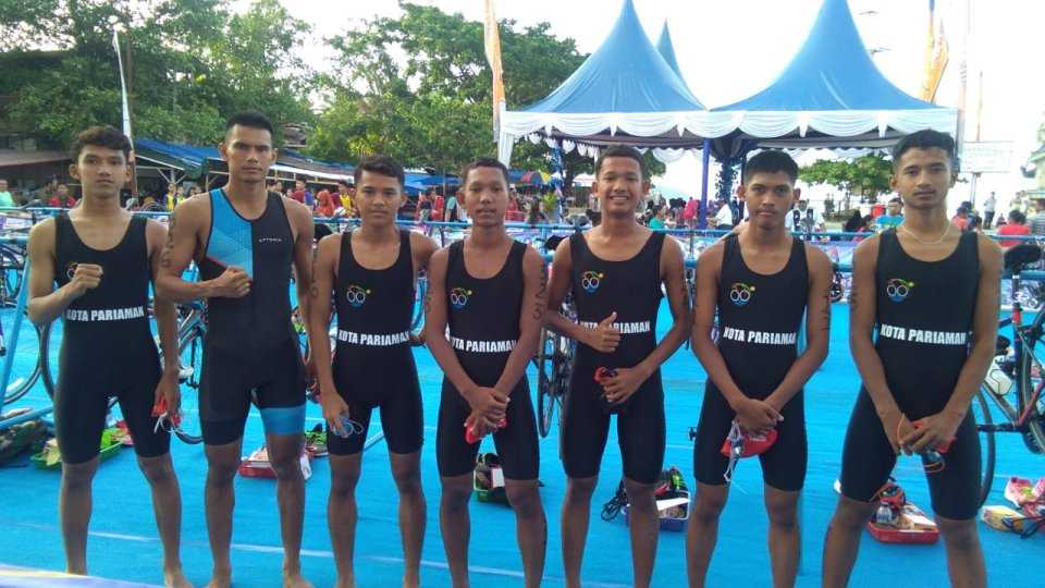 Atlet Triathlon Kota Pariaman, Raih Peringkat 8 di Nasional Triathlon Sibolga 2020