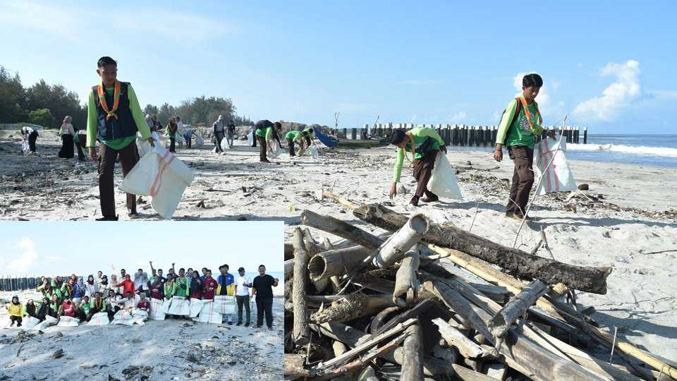 Gabungan Komunitas Pariaman, Gelar Milenial Pariaman Bersih Pantai dan menanam pohon kelapa di Pantai Pauh