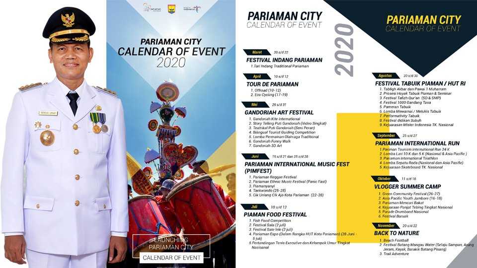 Kota Pariaman Gelar 48 Event Selama Tahun 2020