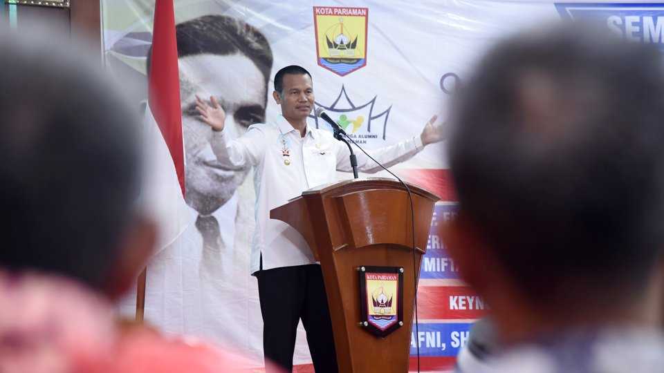 Genius Umar Buka Seminar Nasional “Mengenang Perjuangan Bapak Samaun Bakri, Untuk Republik Hingga Akhir Hayat”