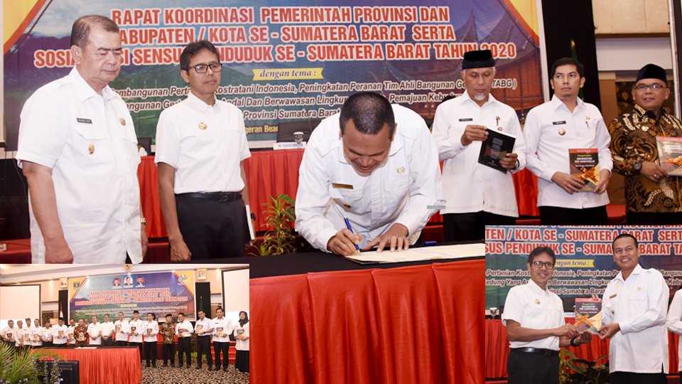 Genius Umar tanda tangani Kesepakatan Bersama Pemprov Sumbar dengan Kota Pariaman