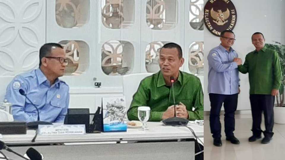 Bertemu Menteri Perikanan dan Kelautan RI, Wako Genius akan hadirkan Pasar Perikanan Higienis di Kota Pariaman