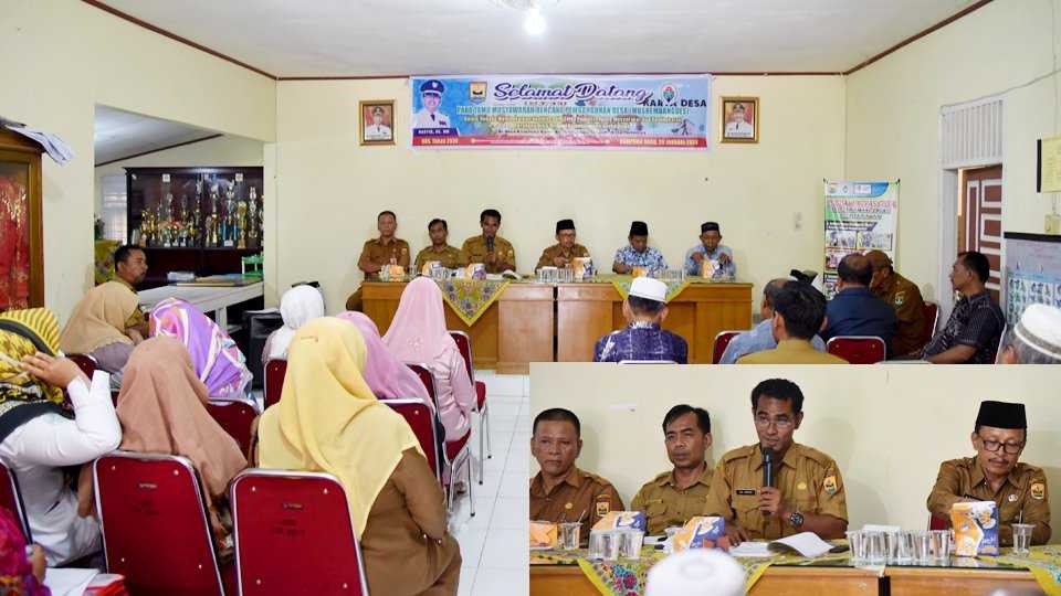 BAPPEDA Kota Pariaman Hadiri Musrenbangdes di Desa Kampung Baru