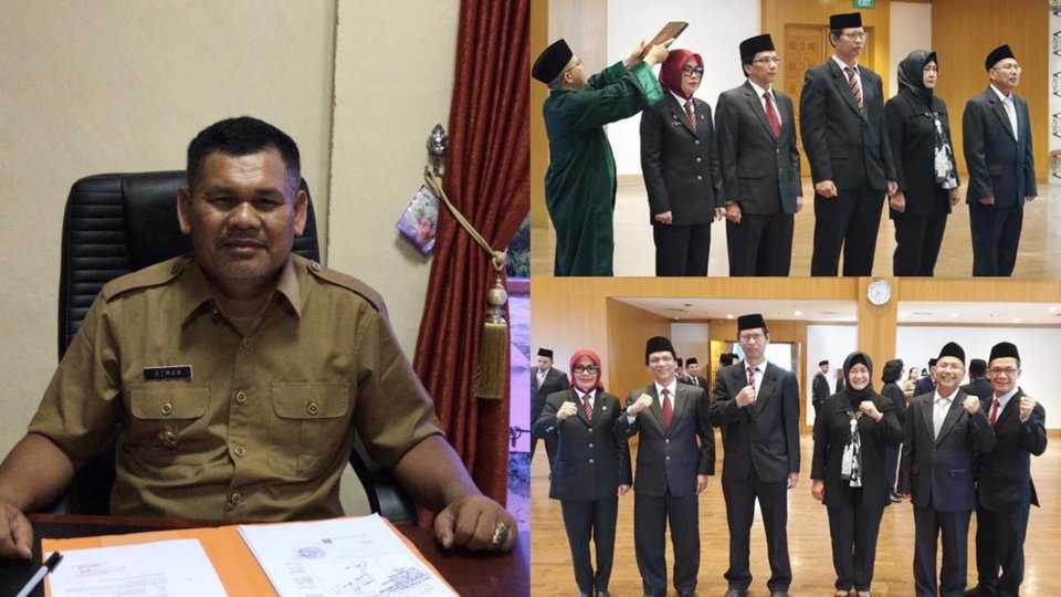 Kepala BPBD Kota Pariaman Berikan Ucapan Selamat Kepada 6 Orang Pejabat Tinggi Pratama Yang Dilantik Oleh Kepala BNPB Pusat