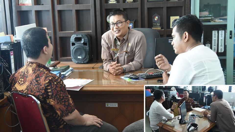 Kabag Humas Kabupaten Solok Selatan Firdaus Firman, Study Tiru  ke Dinas Kominfo Kota Pariaman